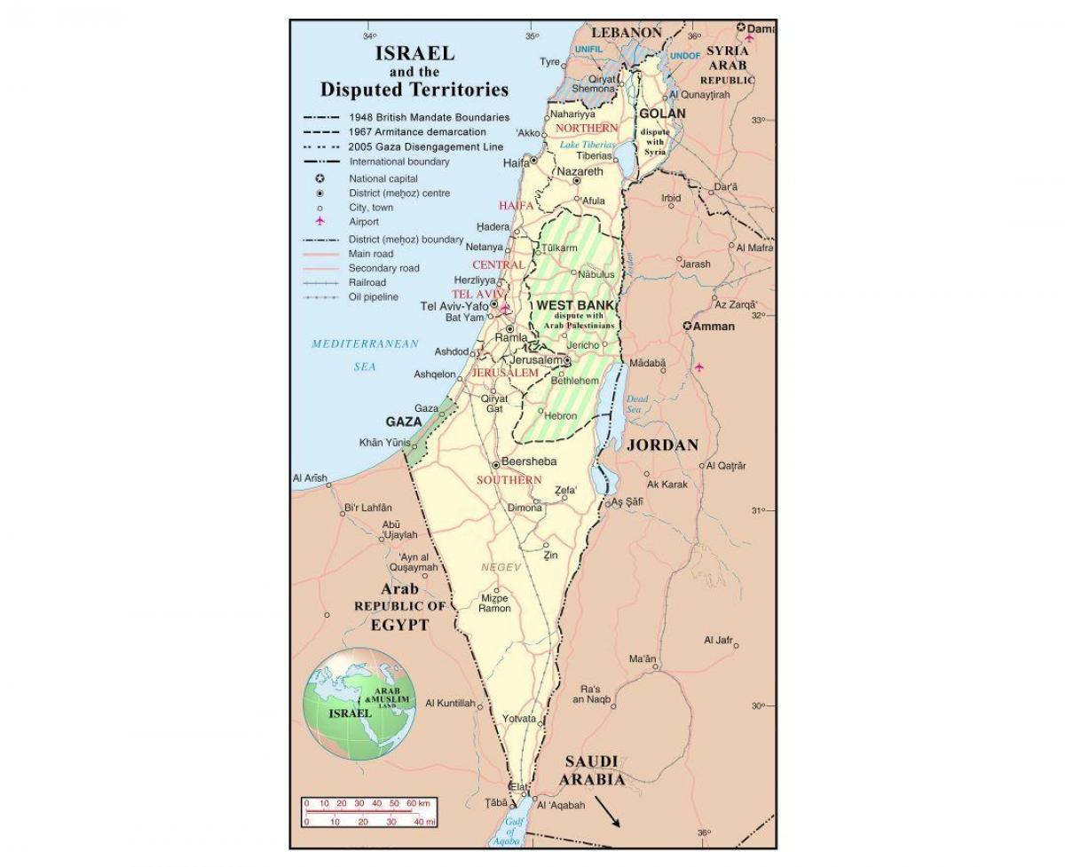 नक्शा इसराइल के हवाई अड्डों