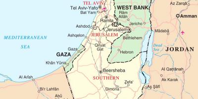नक्शा इसराइल के पर्यटन