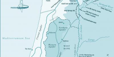 नक्शे से इसराइल नदी