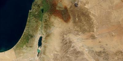 नक्शा इस्राएल के उपग्रह 